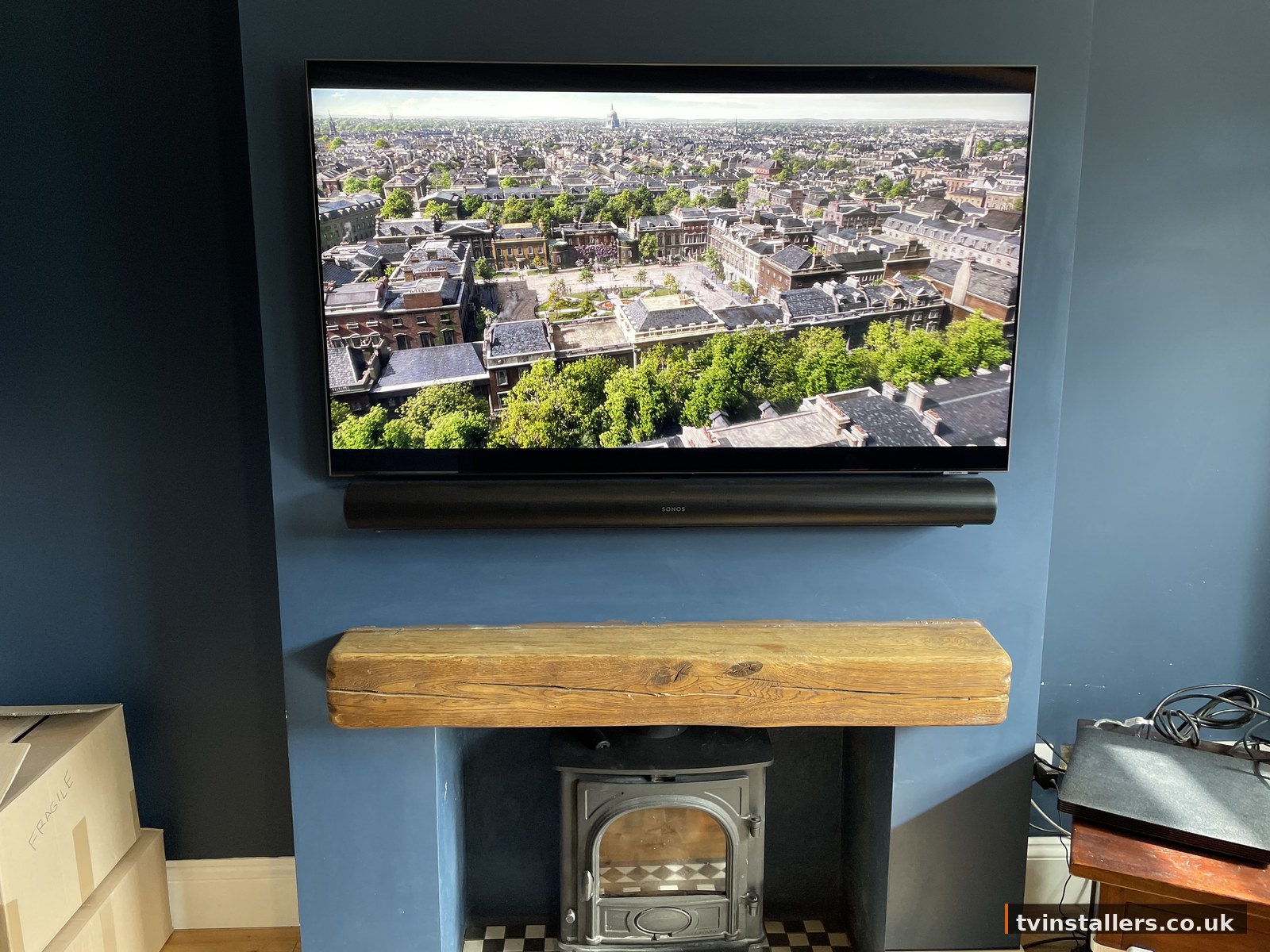 TV wall mounting installation Cardiff